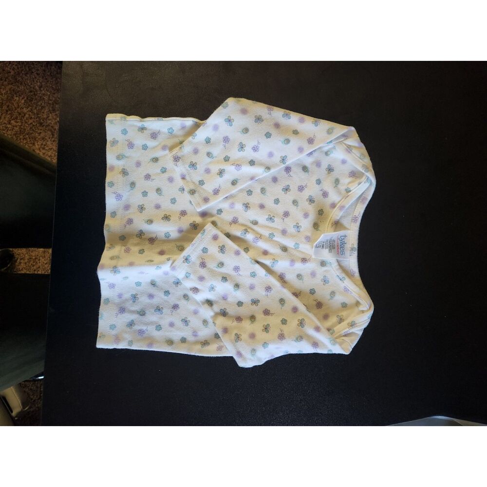 Tykes Carter's Baby Girl 6-9M Floral Butterfly Long Sleeve Shirt Top